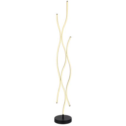 Globo - Candeeiro de chão LED LED/28W/230V 3000K preto/dourado