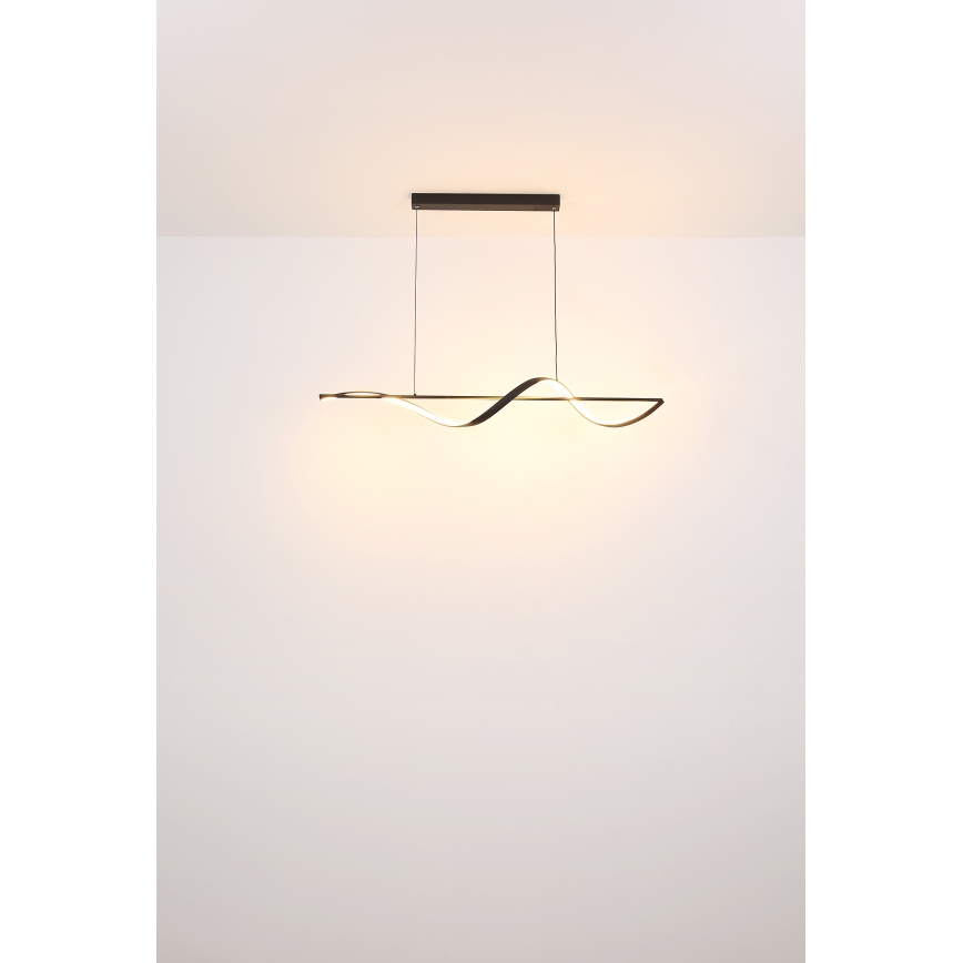 Globo - Candeeiro suspenso LED LED/24W/230V 3000K preto