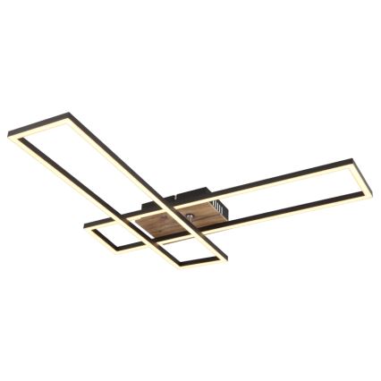 Globo - Iluminação de teto LED LED/30W/230V 3000K 60x80 cm preto