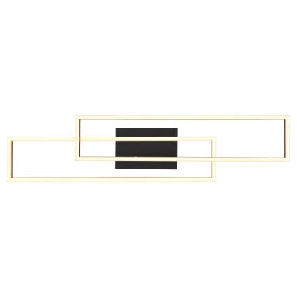 Globo - Iluminação de teto LED LED/30W/230V 3000K 60x80 cm preto/dourado