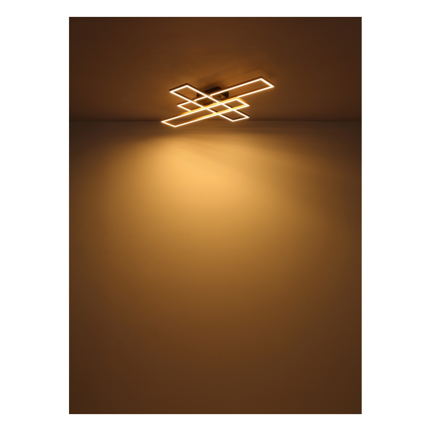 Globo - Iluminação de teto LED LED/30W/230V 3000K 60x80 cm preto/dourado