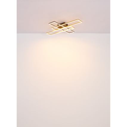 Globo - Iluminação de teto LED LED/30W/230V 3000K 60x80 cm preto/dourado