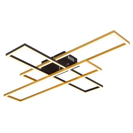 Globo - Iluminação de teto LED LED/40W/230V 3000K 60x80 cm preto/dourado