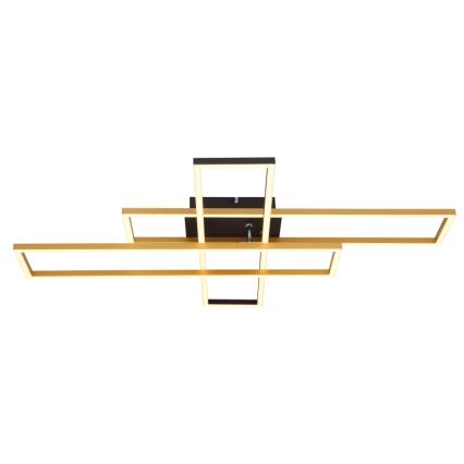 Globo - Iluminação de teto LED LED/40W/230V 3000K 60x80 cm preto/dourado