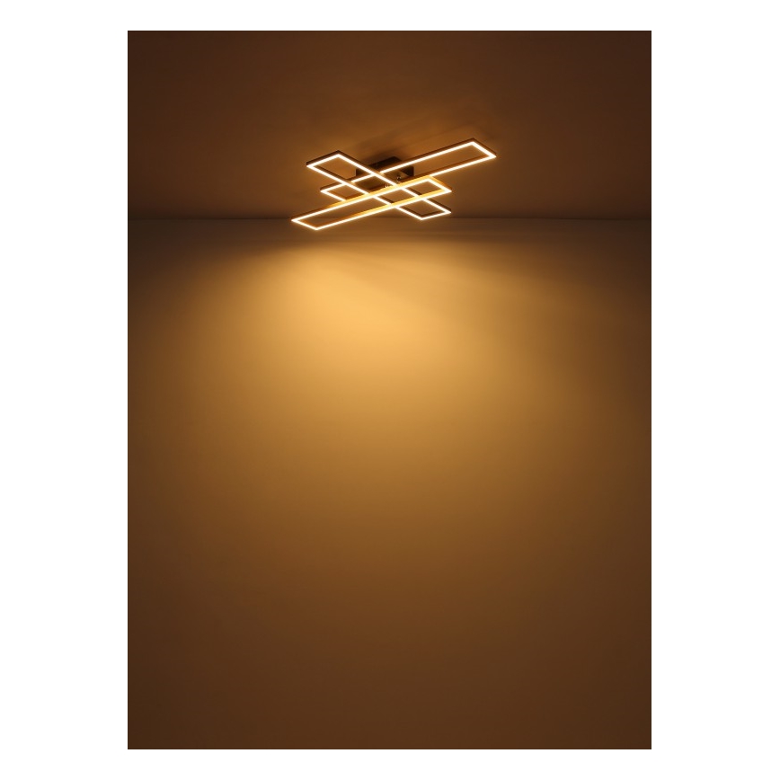 Globo - Iluminação de teto LED LED/40W/230V 3000K 60x80 cm preto/dourado