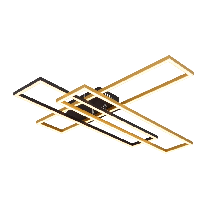 Globo - Iluminação de teto LED LED/40W/230V 3000K 60x80 cm preto/dourado
