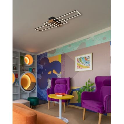 Globo - Iluminação de teto LED LED/40W/230V 3000K 25x100 cm preto
