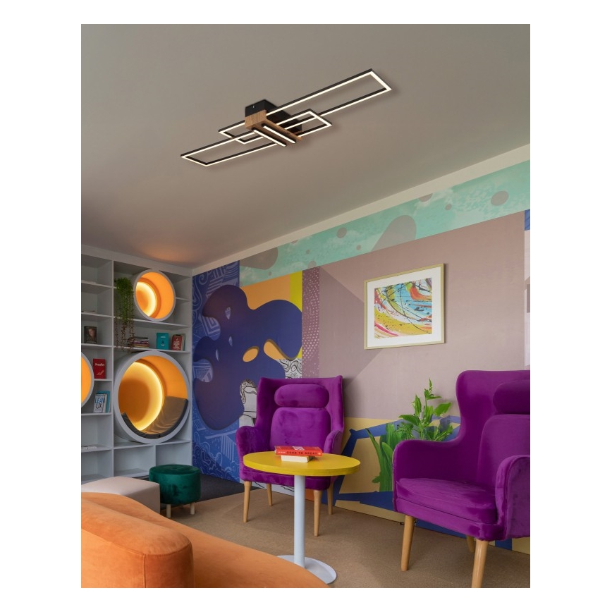 Globo - Iluminação de teto LED LED/40W/230V 3000K 25x100 cm preto
