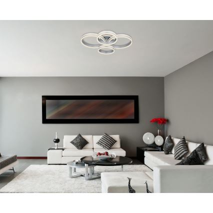 Globo - Luminária de teto LED dimmerizável LED/90W/230V 2700-6000K 68x85 cm + controlo remoto
