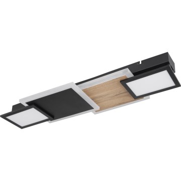 Globo 67279-30 - Candeeiro de tecto LED CAROLINE LED/30W/230V 25x71,5 cm bege/preto