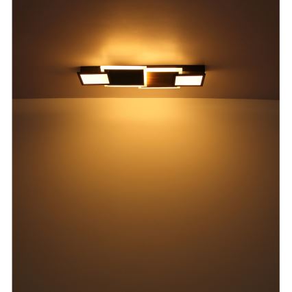 Globo 67279-30 - Candeeiro de tecto LED CAROLINE LED/30W/230V 25x71,5 cm bege/preto