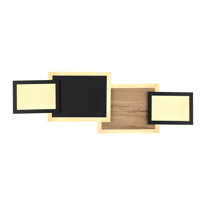 Globo 67279-30 - Candeeiro de tecto LED CAROLINE LED/30W/230V 25x71,5 cm bege/preto