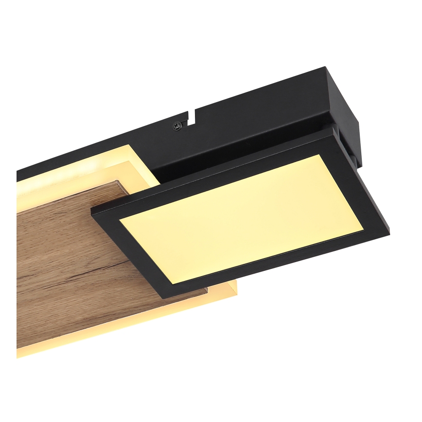 Globo 67279-30 - Candeeiro de tecto LED CAROLINE LED/30W/230V 25x71,5 cm bege/preto