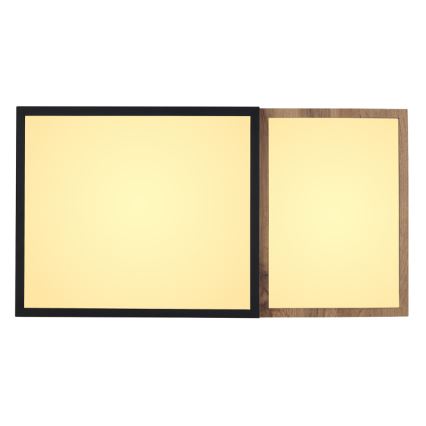 Globo 67286-30 - Candeeiro de tecto LED GUNDI LED/30W/230V 35x65 cm castanho/preto
