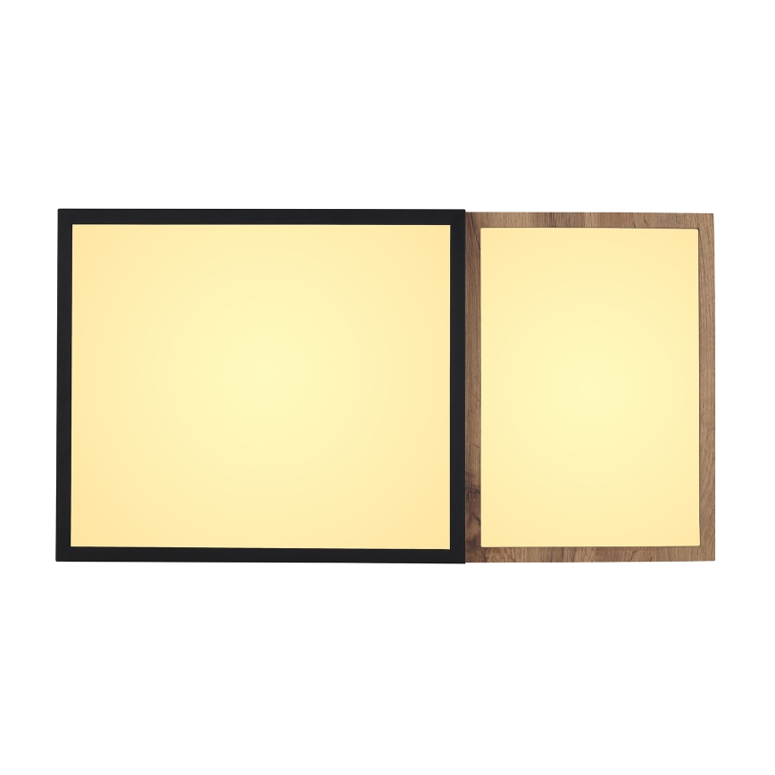 Globo 67286-30 - Candeeiro de tecto LED GUNDI LED/30W/230V 35x65 cm castanho/preto