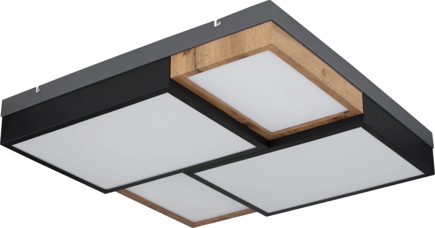 Globo 67286-50 - Candeeiro de Tecto LED GUNDI LED/50W/230V 60x60 cm castanho/preto