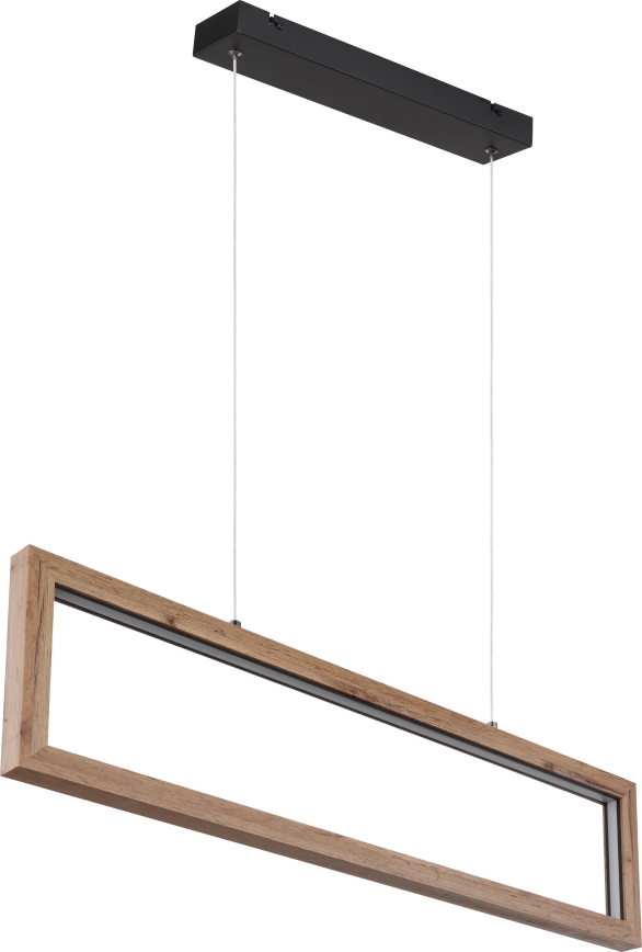 Globo 67287H - Lustre LED suspenso por cabo MANDERA LED/24W/230V castanho