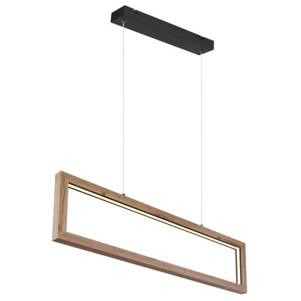 Globo 67287H - Lustre LED suspenso por cabo MANDERA LED/24W/230V castanho