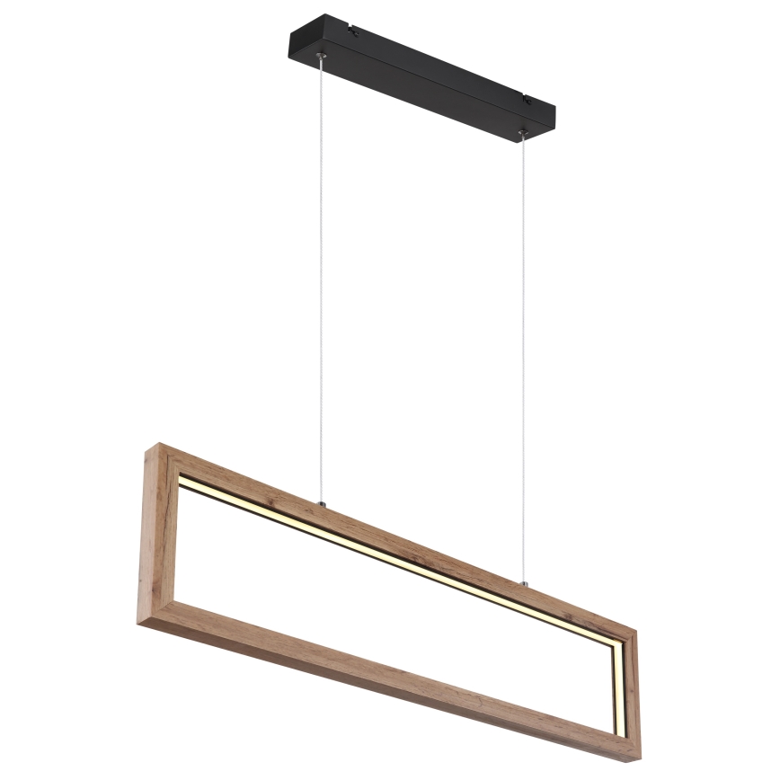 Globo 67287H - Lustre LED suspenso por cabo MANDERA LED/24W/230V castanho