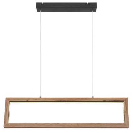 Globo 67287H - Lustre LED suspenso por cabo MANDERA LED/24W/230V castanho