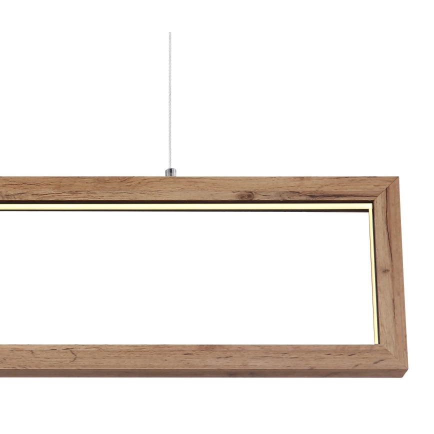 Globo 67287H - Lustre LED suspenso por cabo MANDERA LED/24W/230V castanho