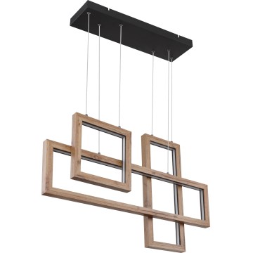 Globo 67287H1 - Lustre LED suspenso por cabo MANDERA LED/40W/230V castanho