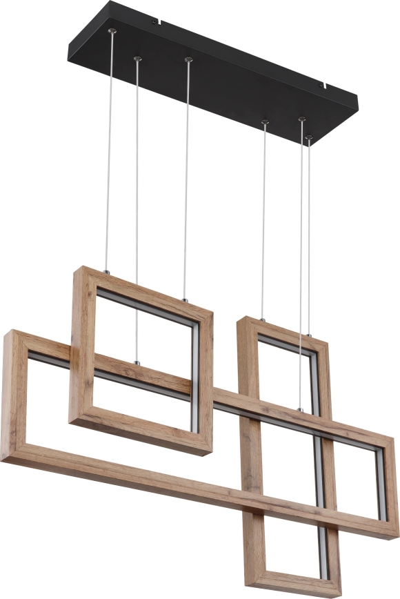 Globo 67287H1 - Lustre LED suspenso por cabo MANDERA LED/40W/230V castanho