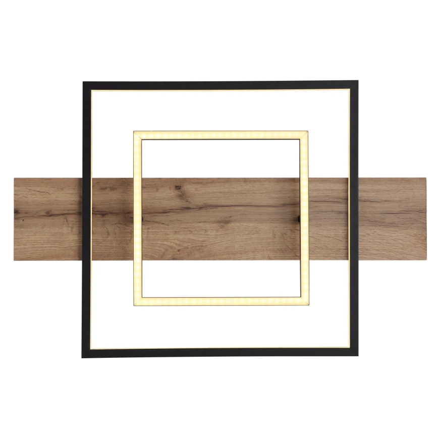 Globo 67289D - Candeeiro de tecto LED dimerizável VANNI LED/24W/230V 40x60 cm castanho/preto