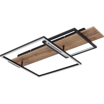 Globo 67289D1 - Candeeiro de tecto LED VANNI LED/24W/230V 40x75 cm castanho/preto