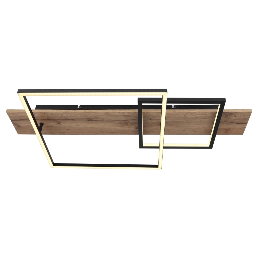 Globo 67289D1 - Candeeiro de tecto LED VANNI LED/24W/230V 40x75 cm castanho/preto