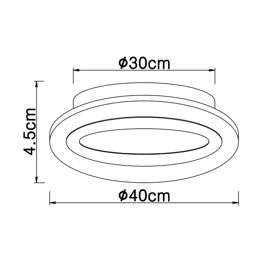 Globo - Iluminação de teto LED LED/15W/230V