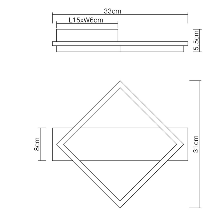 Globo - Iluminação de teto LED LED/12W/230V