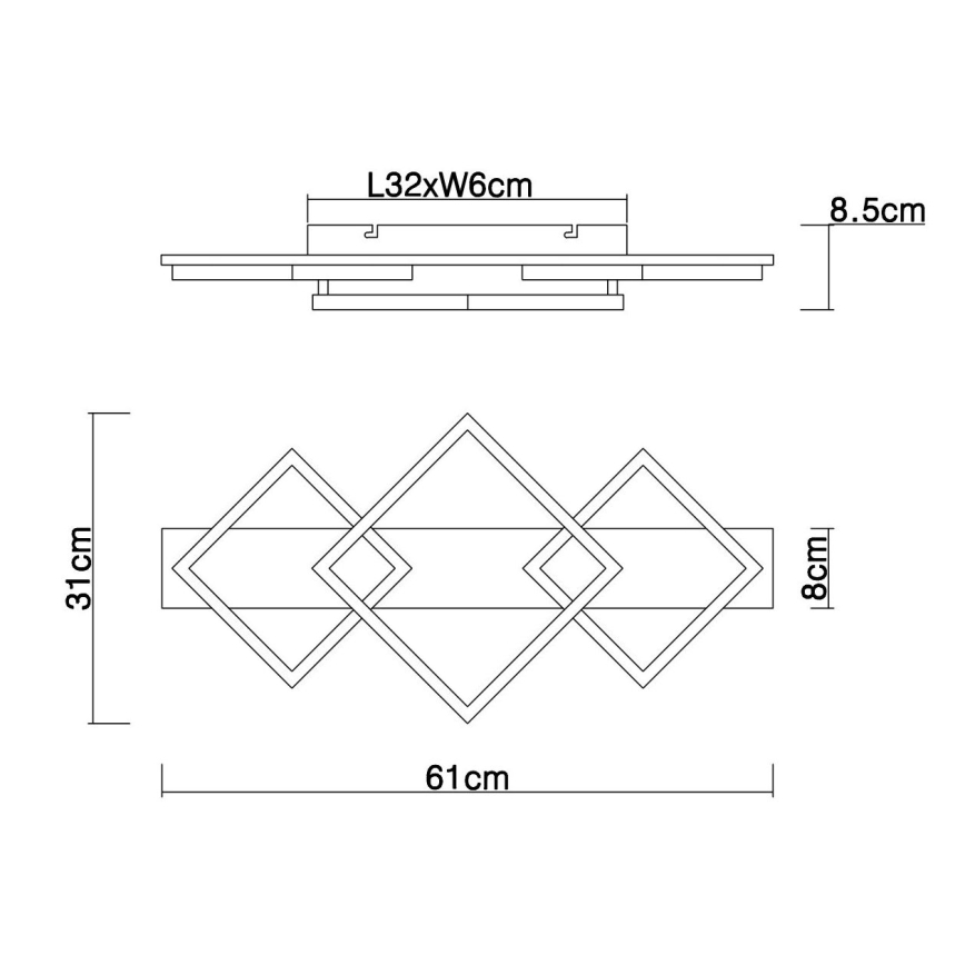 Globo - Iluminação de teto LED LED/24W/230V