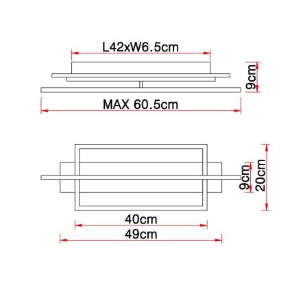 Globo - Iluminação de teto LED LED/28W/230V