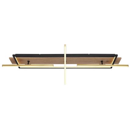 Globo 67296D2 - Candeeiro de teto LED BEATRIX LED/48W/230V 60,5x100 cm castanho
