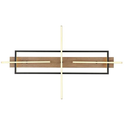 Globo 67296D2 - Candeeiro de teto LED BEATRIX LED/48W/230V 60,5x100 cm castanho