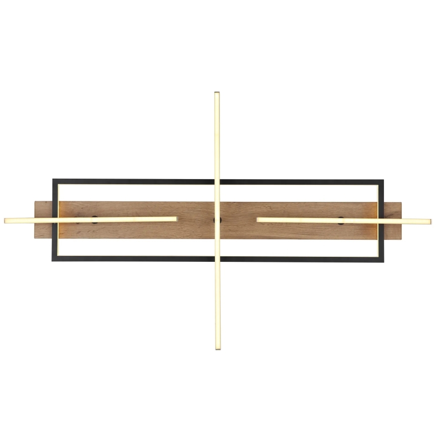 Globo 67296D2 - Candeeiro de teto LED BEATRIX LED/48W/230V 60,5x100 cm castanho