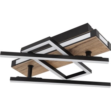 Globo 67299D2 - Luminária de teto LED COLLI LED/30W/230V 46x68 cm castanho/preto