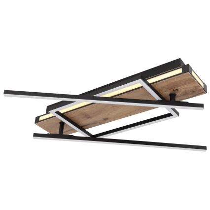 Globo 67299D3 - Luminária de teto LED COLLI LED/40W/230V 88x120 cm bege/preto