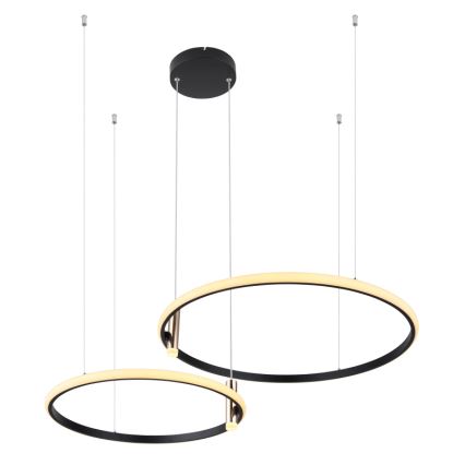 Globo - Candeeiro suspenso LED com regulação LED/55W/230V 2700-6000K preto + comando