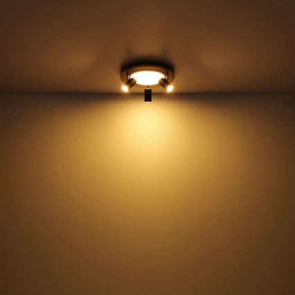 Globo - Foco LED 3xGU10/5W/230V + LED/15W/230V