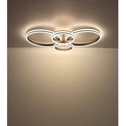 Globo - Plafon LED LED/39W/230V 2700/4500/6500K 106x60 cm antracite