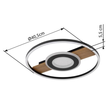 Globo - Iluminação de teto LED LED/24W/230V