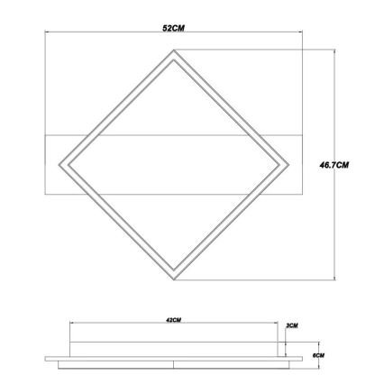 Globo - Iluminação de teto LED LED/18W/230V