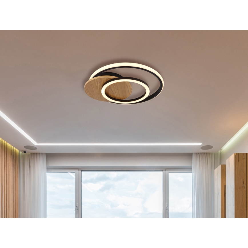 Globo - Iluminação de teto LED LED/24W/230V preto
