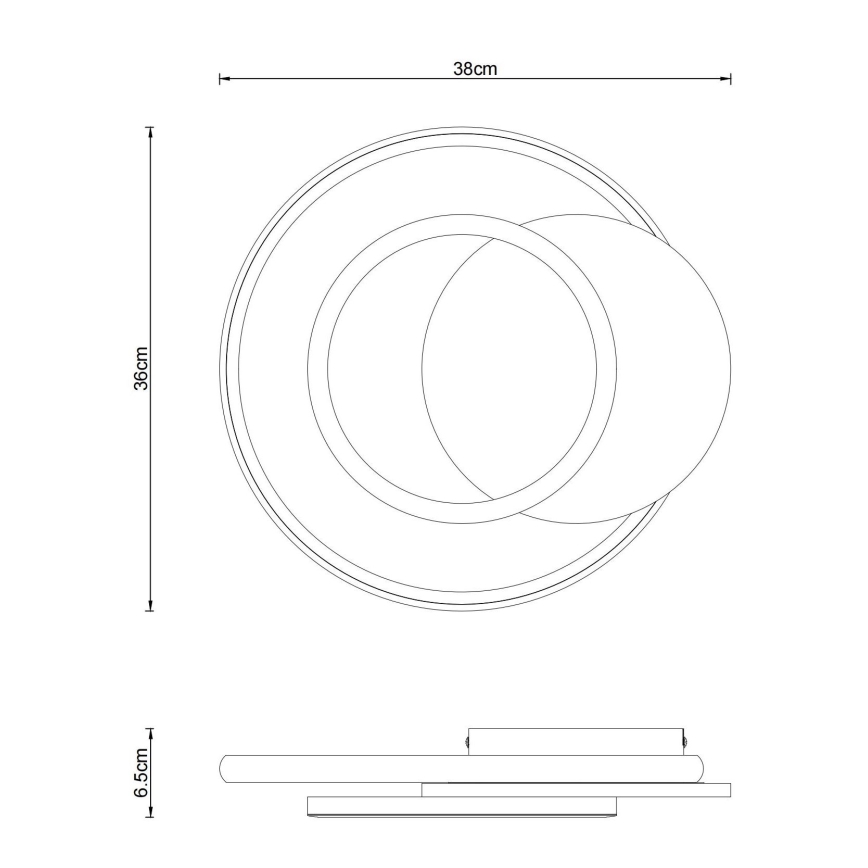 Globo - Iluminação de teto LED LED/24W/230V