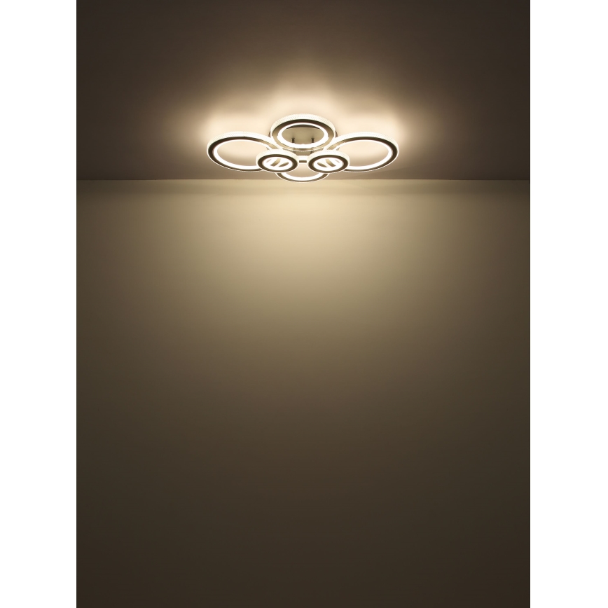 Globo - Luminária de teto LED dimmerizável LED/60W/230V 2700-6000K 56x78 cm antracite + controlo remoto
