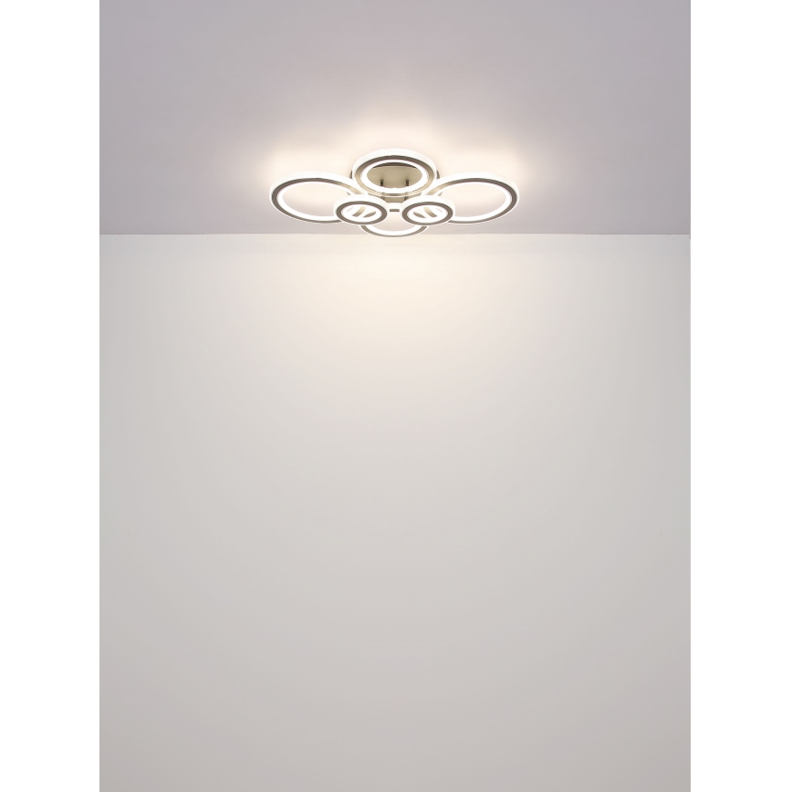 Globo - Luminária de teto LED dimmerizável LED/60W/230V 2700-6000K 56x78 cm antracite + controlo remoto