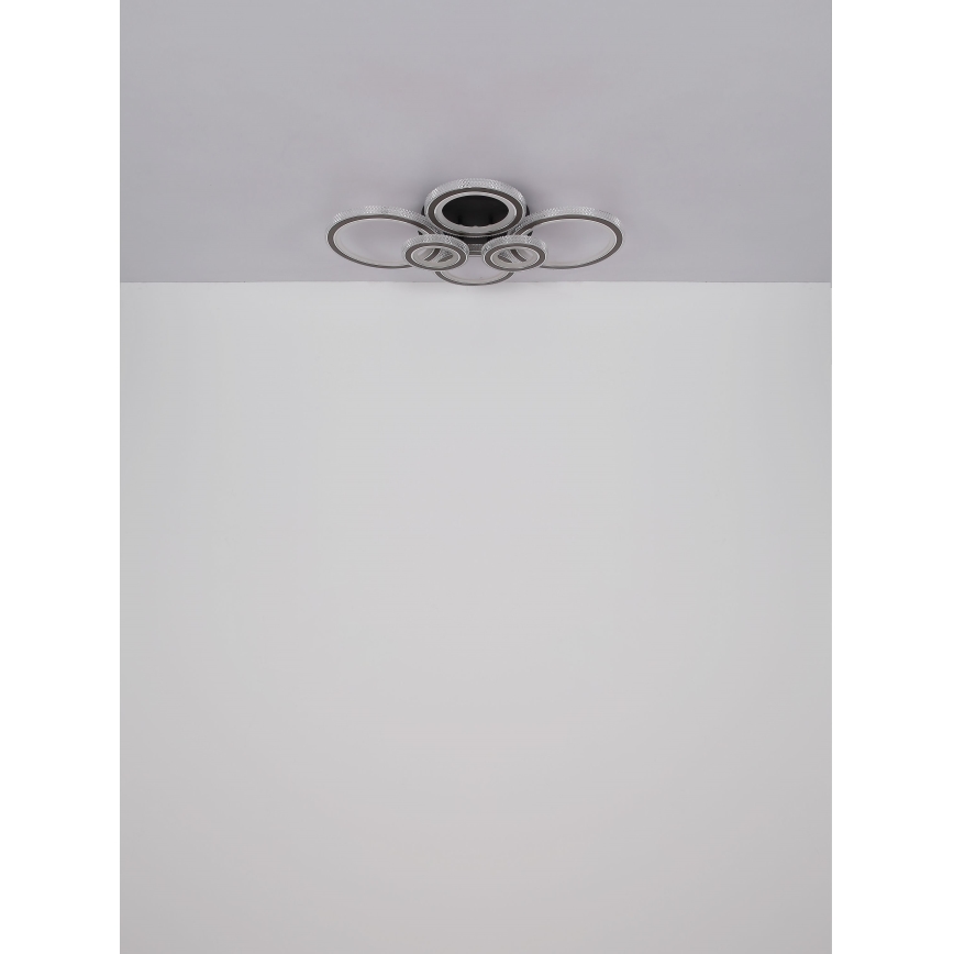 Globo - Luminária de teto LED dimmerizável LED/60W/230V 2700-6000K 56x78 cm antracite + controlo remoto