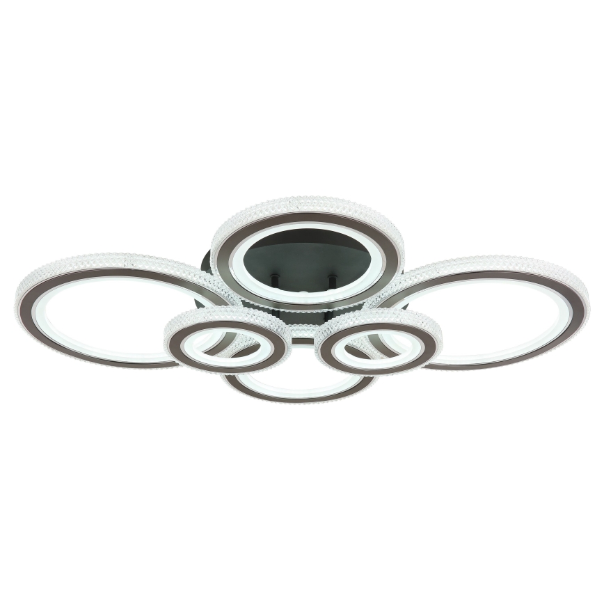 Globo - Luminária de teto LED dimmerizável LED/60W/230V 2700-6000K 56x78 cm antracite + controlo remoto